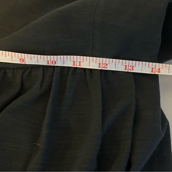 NWOT Madewell black cotton blend fit and flare shift dress size S office classic - Picture 4 of 12